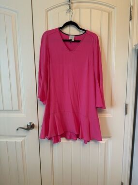 HD in Paris Hot Pink V-Neck Tunic